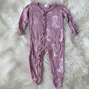 Spearmint love ruffle footie